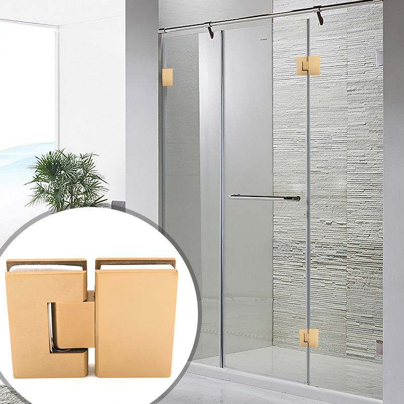 Acrylbak 180 graden Wand tot glazen deur scharnier Frameless glazen pivot scharnier Hydraulische douche scharnieren