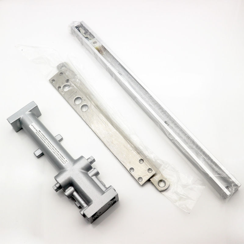 Zilveren hydraulische schuifdeur sluiter voor moderne branddeur in moderne design stijl