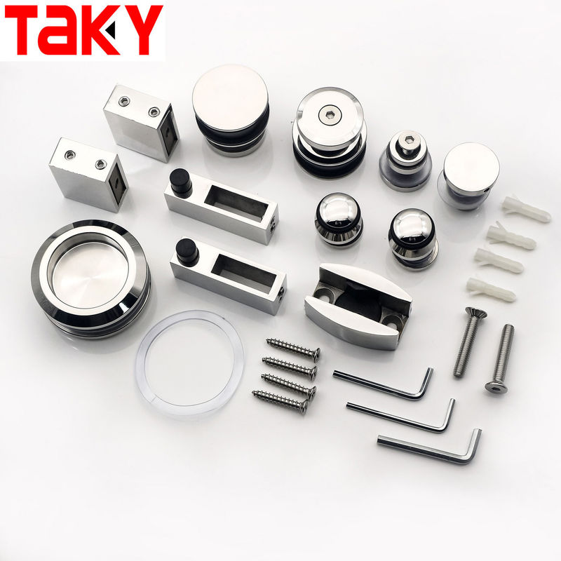Spiegel Afwerking Schuifglasdeur Hardware Kit voor Douche Schuurdeur Puerta de Ducha