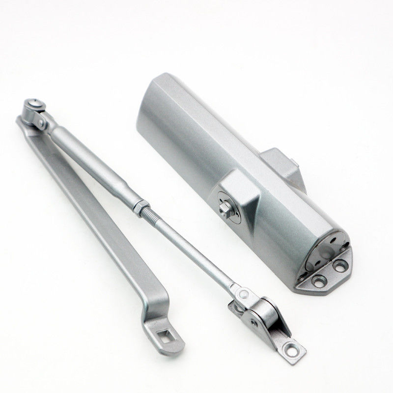 Heavy Duty Aluminium Automatic Door Closer Ferme Porte Automatique met zilveren drukwerk