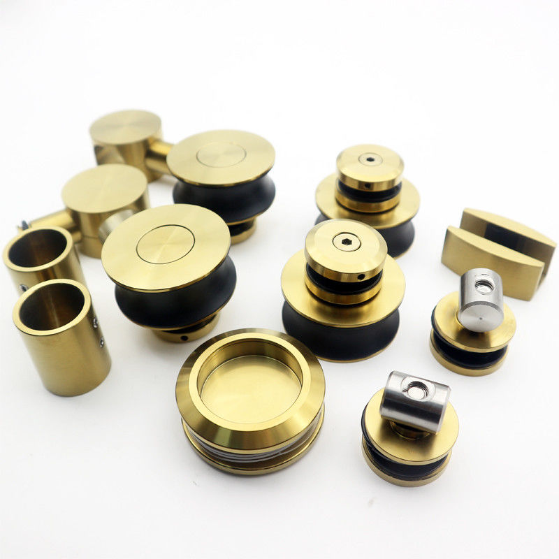 Hoog resistente Amerikaanse stijl satine goud 70 mm wiel buitenste automatische schuifdeur