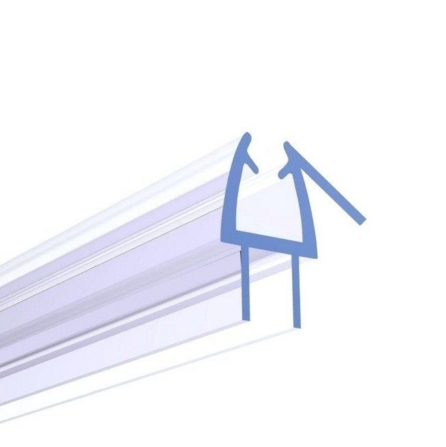 Modern ontwerp 8-12 mm helder PVC waterdichtingsband voor douchescherm lange liftfunctie