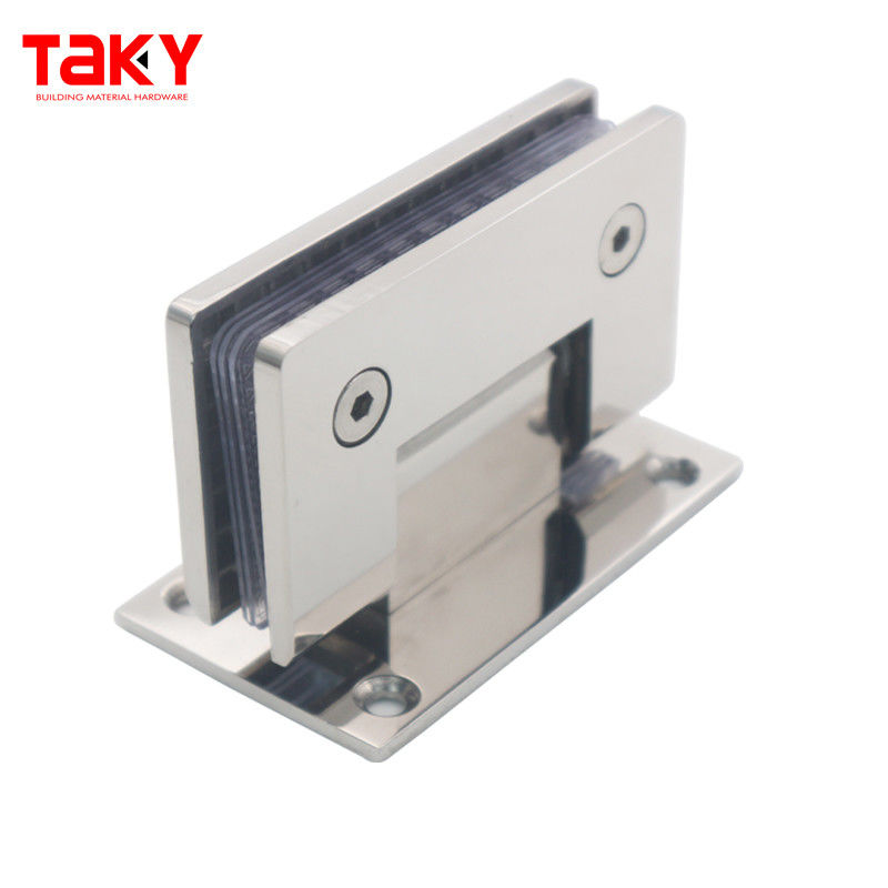 560 g Chroomgeplatte muur tot glas scharnier schuifdoorscharnier voor douche voor 8-12 mm glas