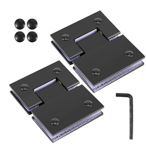 Stainless Steel douche deur scharnieren Geschikt voor 800-1200MM Doorbreedte 5-6MM Dikte