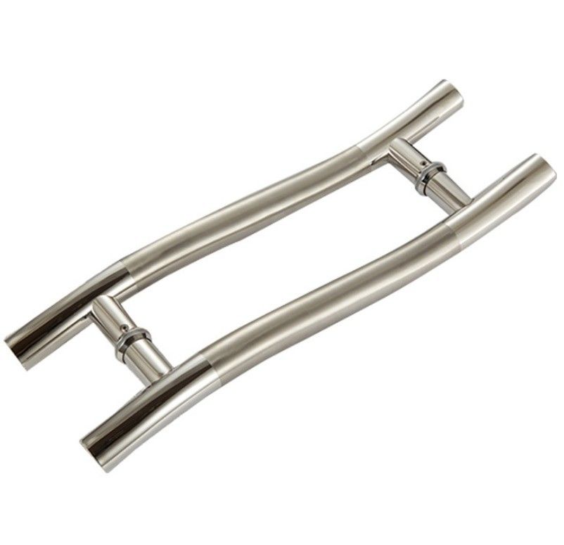 Moderne design douche deur trekhandgreep met 600*500*32mm/800*500*38mm roestvrij staal
