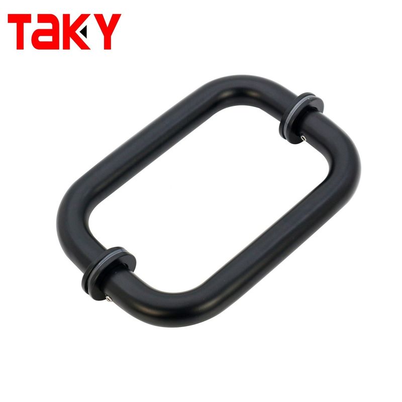 1.0mm Dikte 6 inch Handle voor douche deur en lange hotel badkamer glazen deur handle