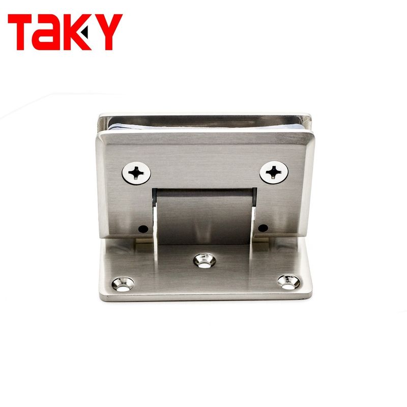 Sliver Chrome Finish Douche deur scharnieren voor opvouwbare glazen deur uitstekende waarde