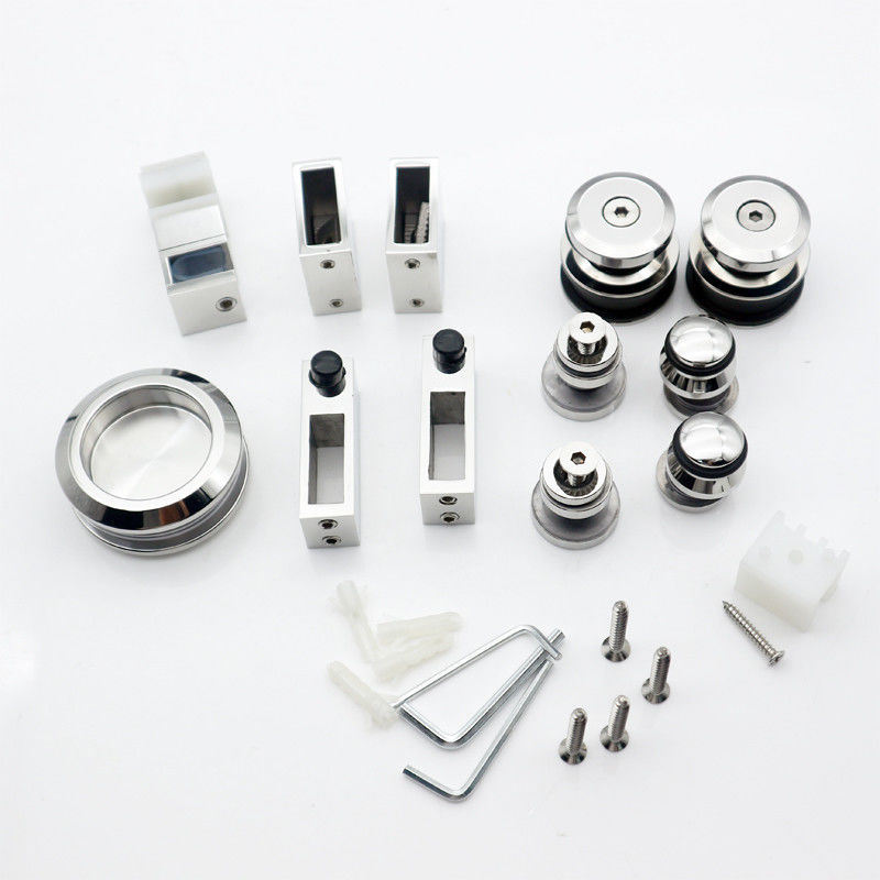 10-12 mm dik veilig glas dubbele deur schuifdeur voor kantoor douche kamer accessoires
