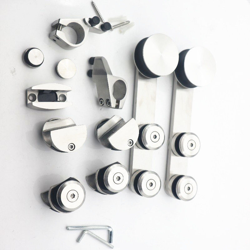 12 mm glazen bak Taky Ronde badkamer systeem Hardware Glijdende glazen deur Accessoires Douche kamer behuizing Kit