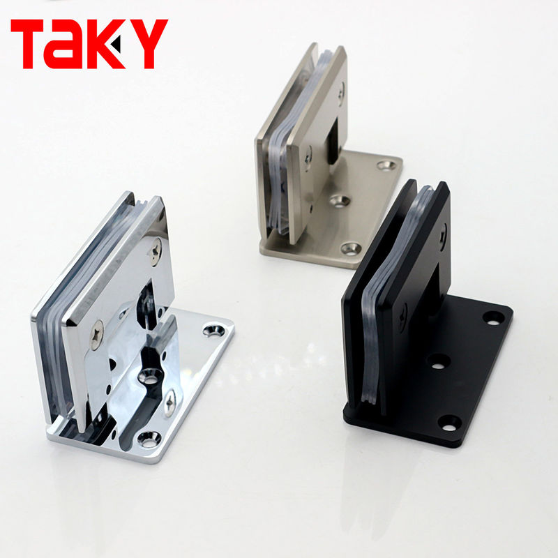 8-12 mm gehard glas douche deur scharnier in massief messing materiaal voor hotel badkamer