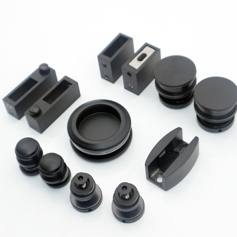 48 mm wiel gouden douche roller zware deur schuifglas hardware systeem kits Amerikaanse stijl