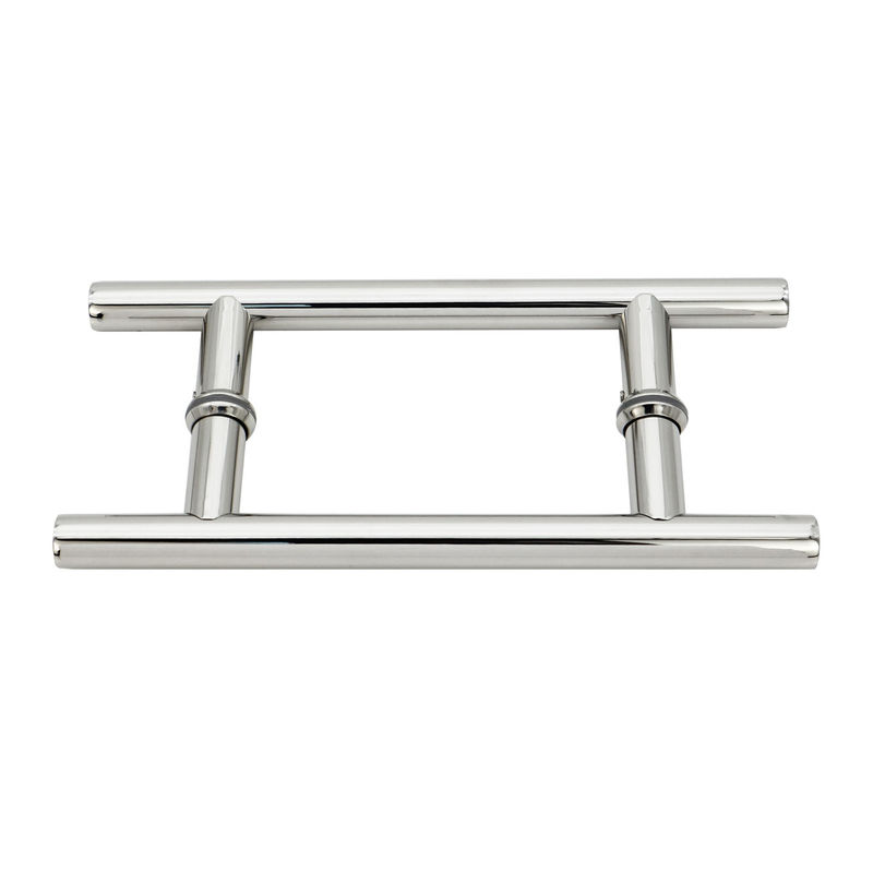 16&quot; zware H-vormige schuifdeur handgreep voor dubbelzijdige Chrome Push Pull deuren