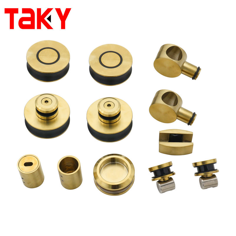 Glijdende gouden badkamertoebehoren Accessoires Kit voor deur Satin/Pools/Matt Zwarte afwerking