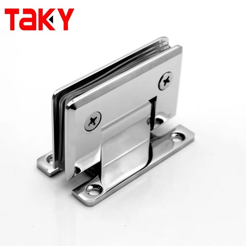 Hotel Badkamer Type H Roestvrij staal Spiegel Douche Glas deur scharnieren 12mm Bevel Rand