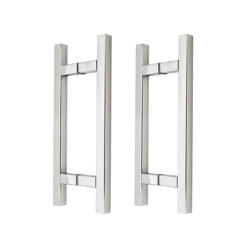 Chinese design stijl CP Finish Commercial H Handle voor Frameless Schuif douche Glas deur trekhandgrepen