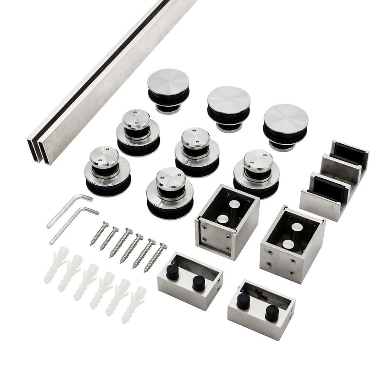 SSS/PSS Moderne schuifdeur voor douche Vierkante dubbele baan voor badkamer accessoires