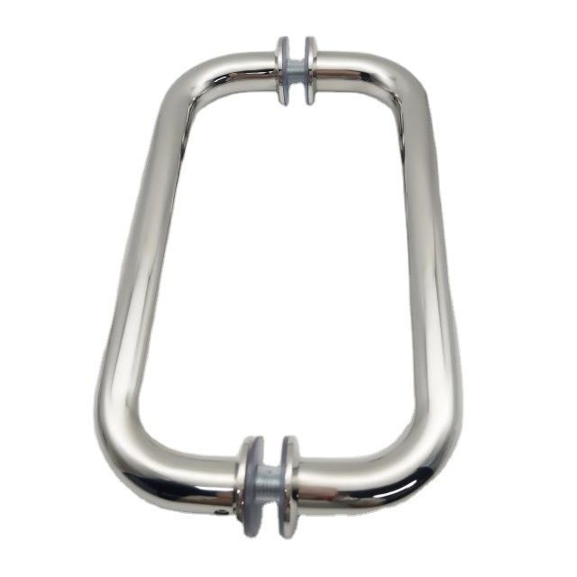 8-12 mm deurdikte douche deur roze goud trekhandgreep met 1,0 mm buisdikte