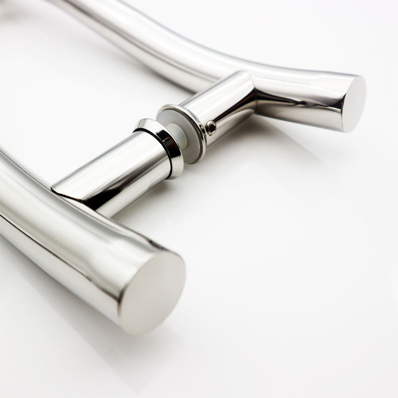 200*200*19*1,0mm Lang Zwart Afwerking Hotel Glas Schuifdeur Eenzijdig Douche Handle