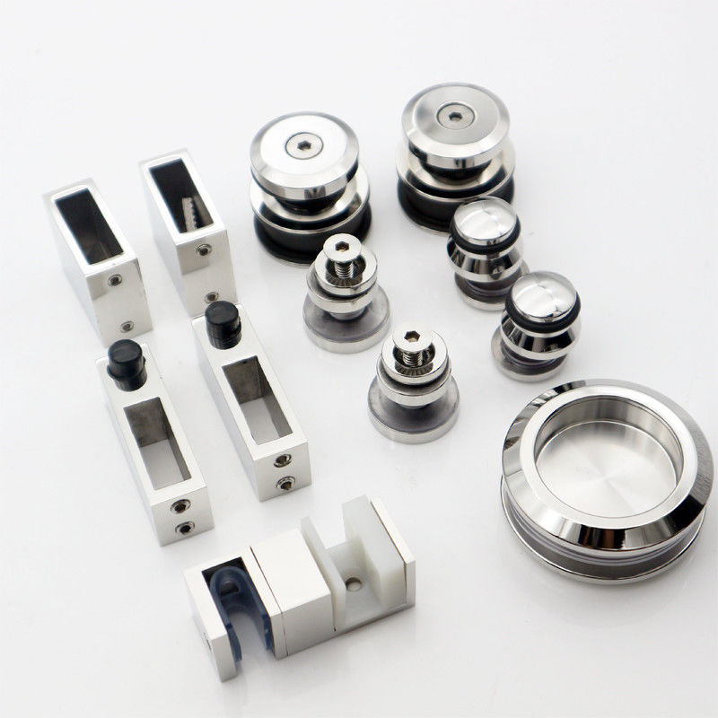 Hoog resistent tegen corrosie Schuurdeur en Hardware Kit met 8-12 dikke veilig glas