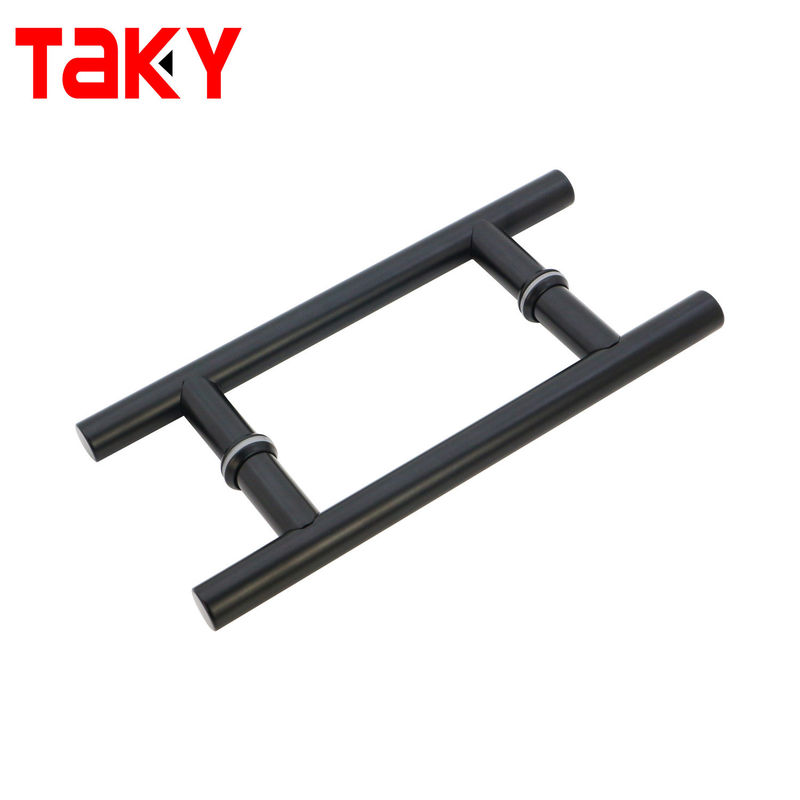 China Vervaardiger H-type Zwart roestvrij staal 304 douche Glas deur trekhandgrepen