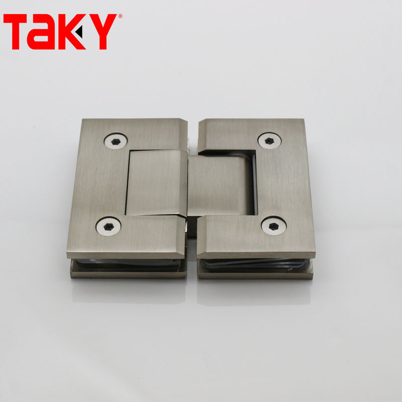 Morden Stijl Massief 180 Graden Geborsteld Douchekamer Glazen Deurscharnier