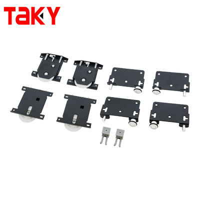 Goede prijs Lange levensduur Aluminium schuifdeur Rails en wielen voor moderne garderobe hardware Fitting online