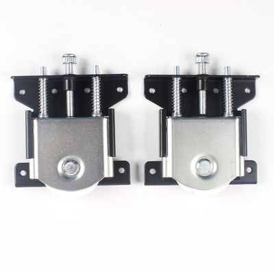 Goede prijs 8.5cm*11cm Zwart Sliver Zuid-Amerika Steel Heavy Duty Groove Schuifdeur Roller Wheel online