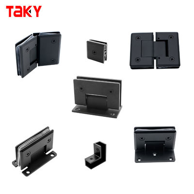 Goede prijs Top prestaties 90 graden Messing douche glazen deur Povit scharnier voor vast 8-12mm glas online