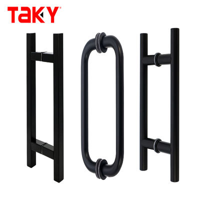 Goede prijs Zilveren vierkant van roestvrij staal douche glazen trekdeur handvat met moderne design stijl online