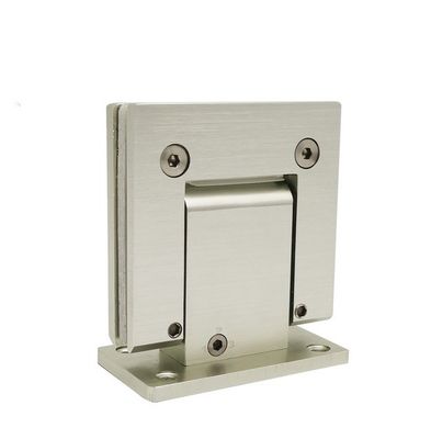 Goede prijs 90 graden hydraulische douche scharnier voor normale badkamer glazen deur in sliver aluminium online