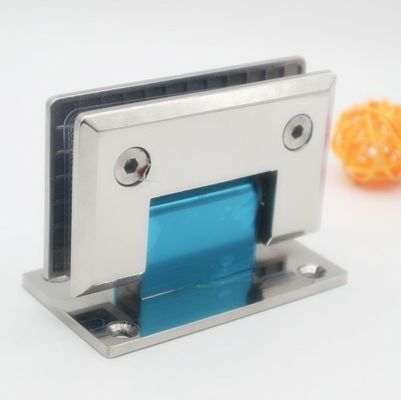 Goede prijs Vierkant bevel roestvrij staal glas naar de muur douche deur scharnier voor 800-1000MM deur breedte online