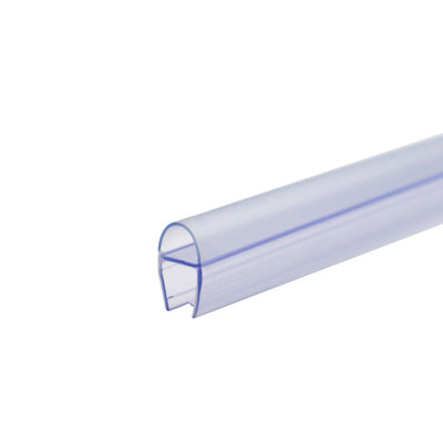 Goede prijs Waterdicht PVC D-vormige glas douche deur afdichting strip voor meer dan 1200mm deur grootte online