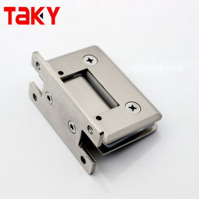 Goede prijs Roestvrij staal messing 90 graden wandmontage Offset douche glazen scharnier voor vierkant uiterlijk online