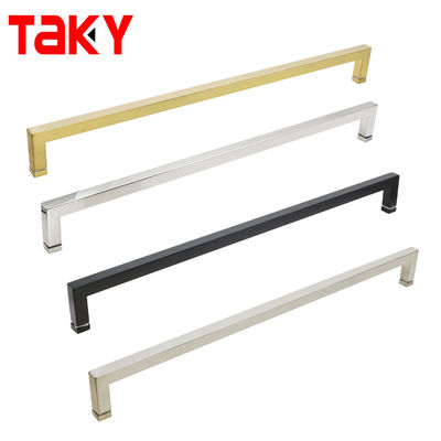 6-14mm Glasdikte Stalen Vierkante L-vorm Grote Twin Glass Door Flush Pull Shower Door Handles