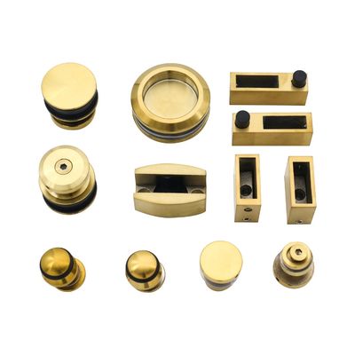 Goede prijs 304 roestvrij staal schuifdeuren zonder raam voor vierkant geharmoniseerde glazen deuren online