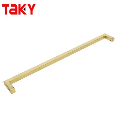 1.0mm Dikte Vierkant Glas trekhandgreep voor douche deur SS304 Corrosiebestendige