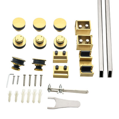 Goede prijs Hardware voor rolluiken met dubbele deuren van roestvrij staal 304 met glazen schuifdeur met een ronde bakvorm online