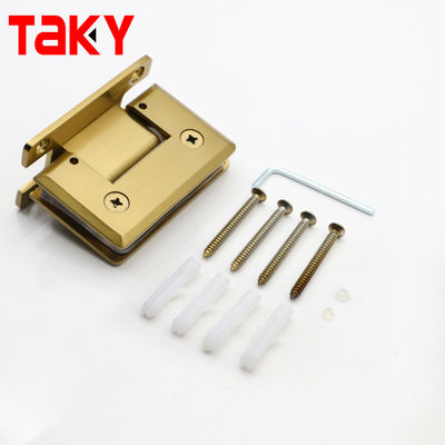 Goede prijs Zelf sluitend glazen scharnier 135 voor 8 mm glazen deuren Satine staal deuren venster polish scharnieren online