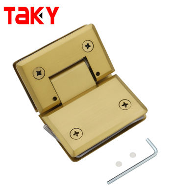 Goede prijs Sliver/Black 135 graden glas tot glas douche scharnier met roestvrij staal constructie online