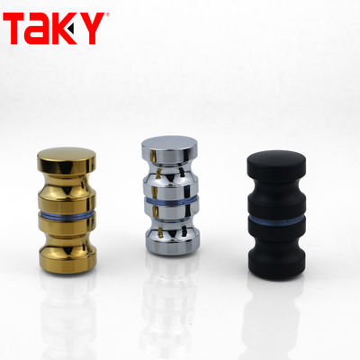 Goede prijs Badkamer Hardware Douche Fitting Messing roestvrij staal trekglas deur handvat en knop online