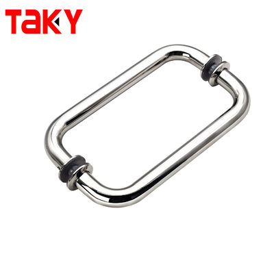 Goede prijs Aanpasbare platte glazen deur dubbelzijdige glazen deur trekhandgrepen online