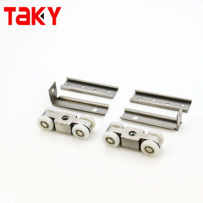 Goede prijs Wardrobe Sliding Roller Fittings Sliding Door Accessories Furniture Sliding Door Wheel Roller online
