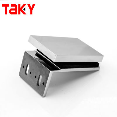 Goede prijs Modern design roestvrijstalen muur tot glazen hoekklembeugels Glazen deurklemmen Douche glazen deurscharnier online
