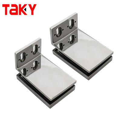 Gepolijste 90 graden glazen douche scharnier voor 8-12mm glas gemaakt van massief messing