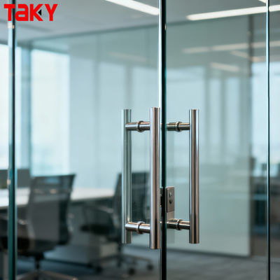 Goede prijs Roestvrijstalen douche gepolijste deurgreep Interieur Pull Push glazen deurgreep online