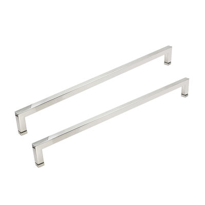 Roestvrij staal zilveren vierkante douchedeur trekgreep Handdoekstang Glazen schuifdeurgreep