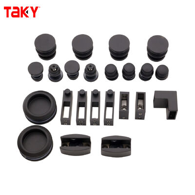 304 roestvrij staal badkamer glijdende douche deur Hardware Kit Kit Para Puerta De Ducha De Cristal