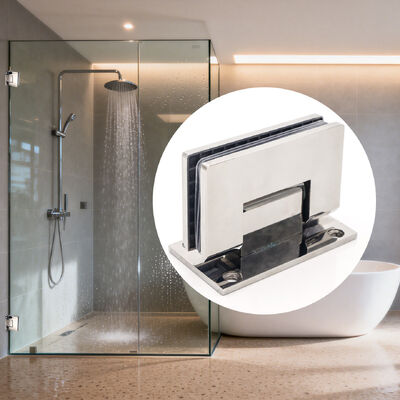 Goede prijs Douchewandmontage 90 graden vierkante hoek glazen deur draaischerm Glazen deurscharnier online