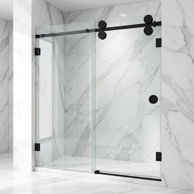 Goede prijs Roestvrijstalen douche glazen schuifdeurbeslagbeslag Badkamer glazen deurrollensystemen online